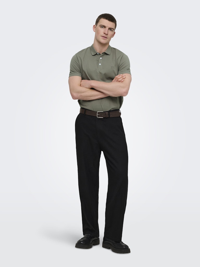Only & Sons Fletcher Life Slim SS Polo Heren