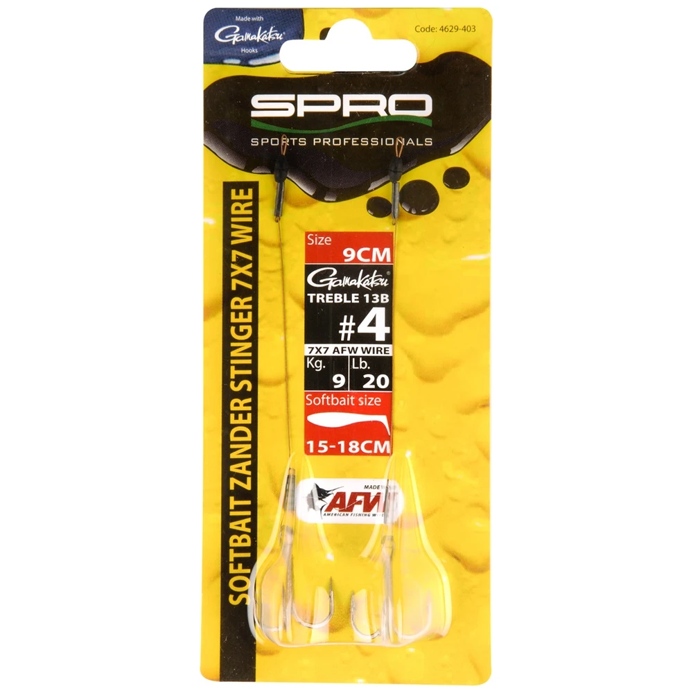 Spro Softbait Zander Sting 7.5Cm