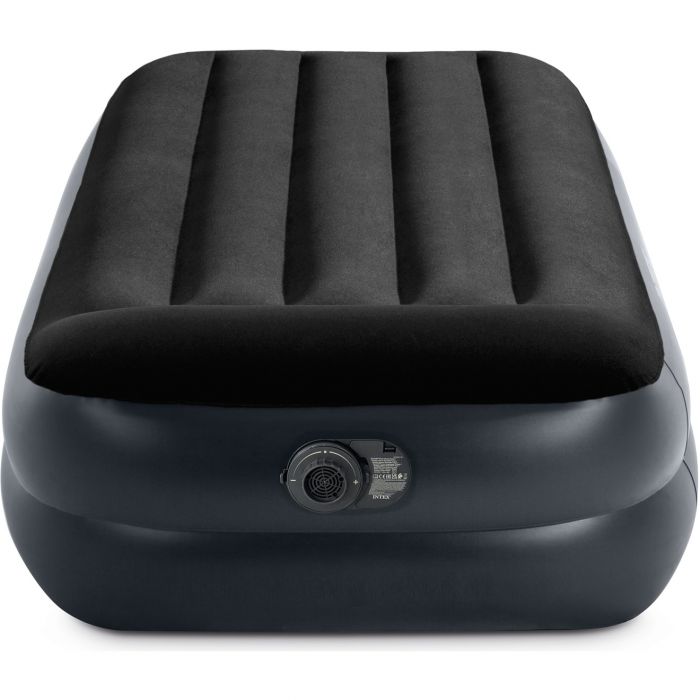 Intex Twin Pillow Rest Raised Airbed With Fiber-Tech Rp