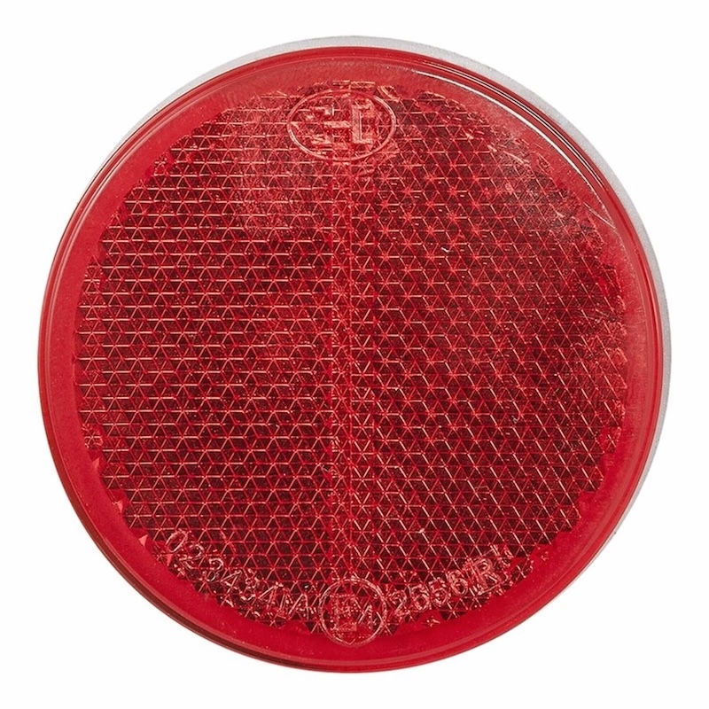 Proplus Reflector Rood 60 Mm Zelfklevend - 2 Stuks Proplus Reflector Rood 60 Mm Zelfklevend - 2 Stuks