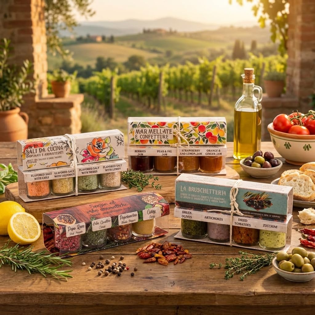 Artigiani Set Van 4 Italiaanse Zouten 4x35 Gr