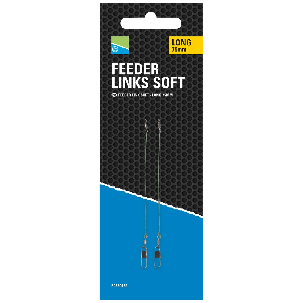 Preston Feeder Links Soft Long 75Mm