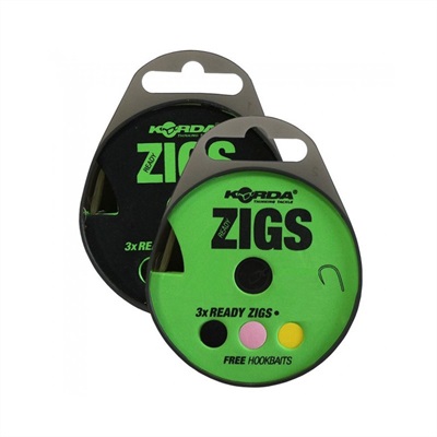 Korda Ready Zigs 8' - Size 10/240Cm/3 Zigs On Spool