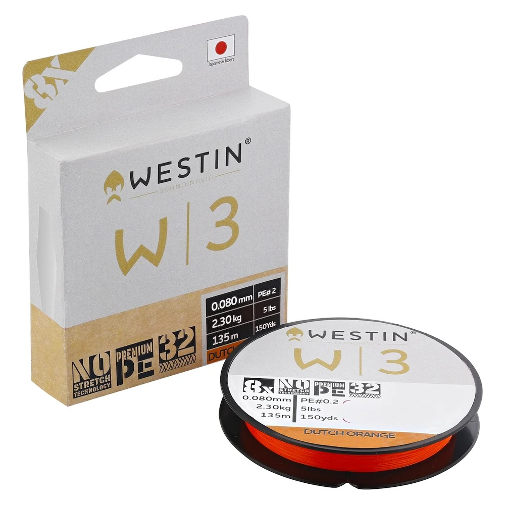 Westin W3 8 Braid Dutch Orange 0,305mm 135M