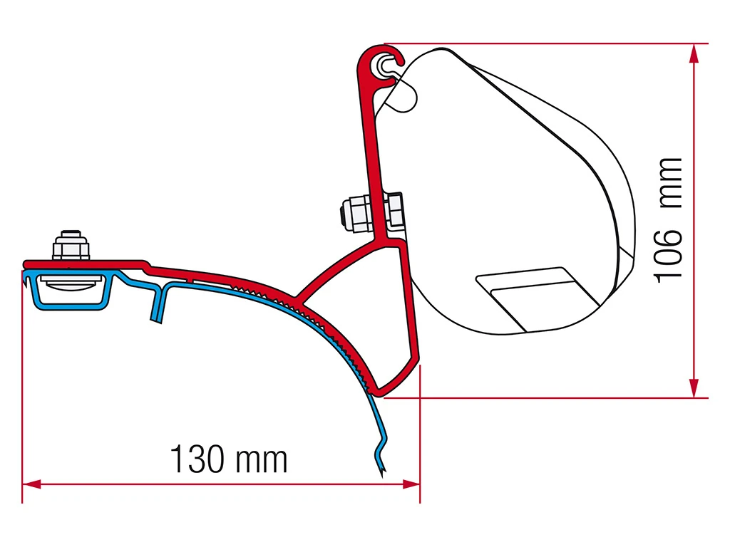 Fiamma Kit F35 Pro Vw T5/T6 Multivan - Transporter