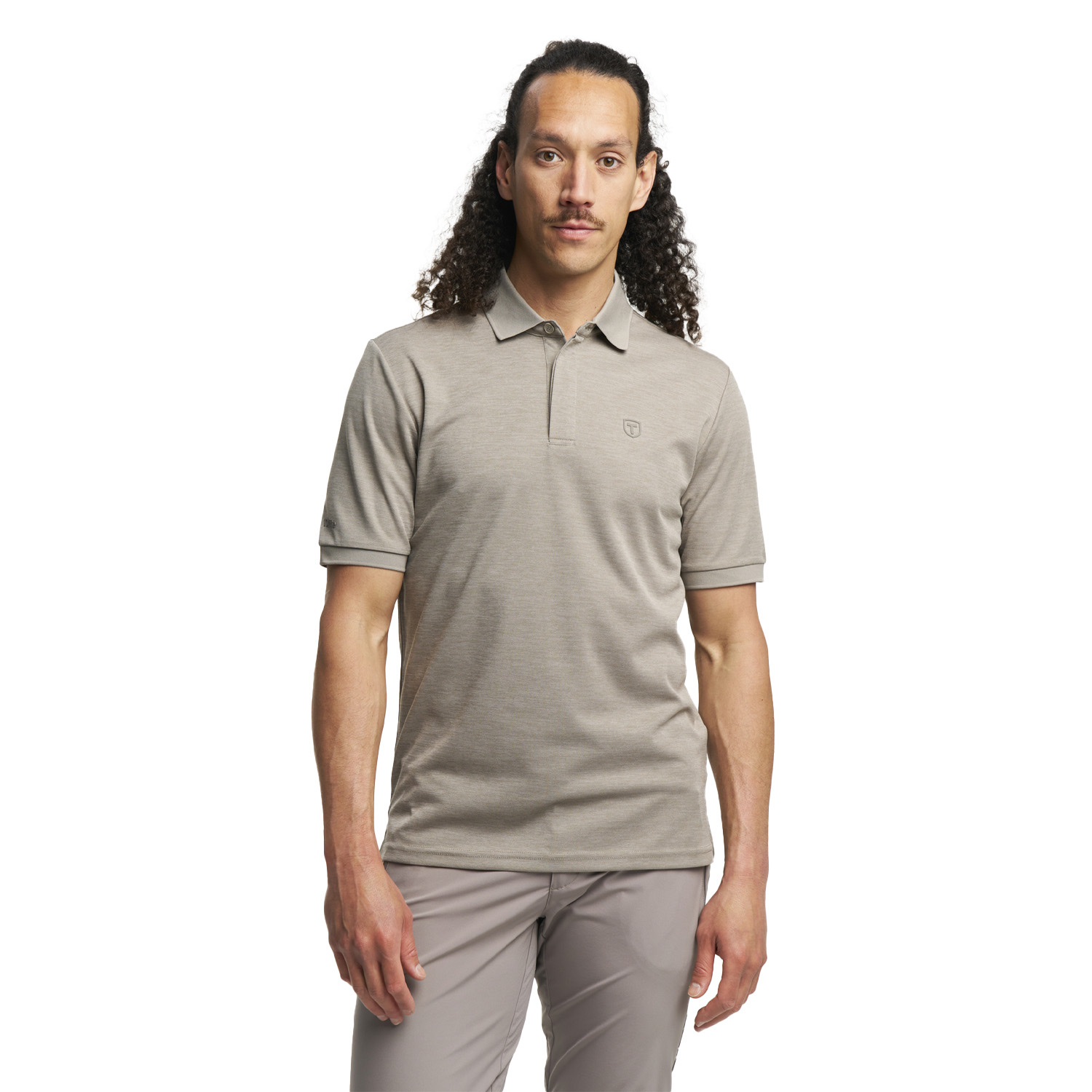 Tenson Txlite Melange Polo Heren