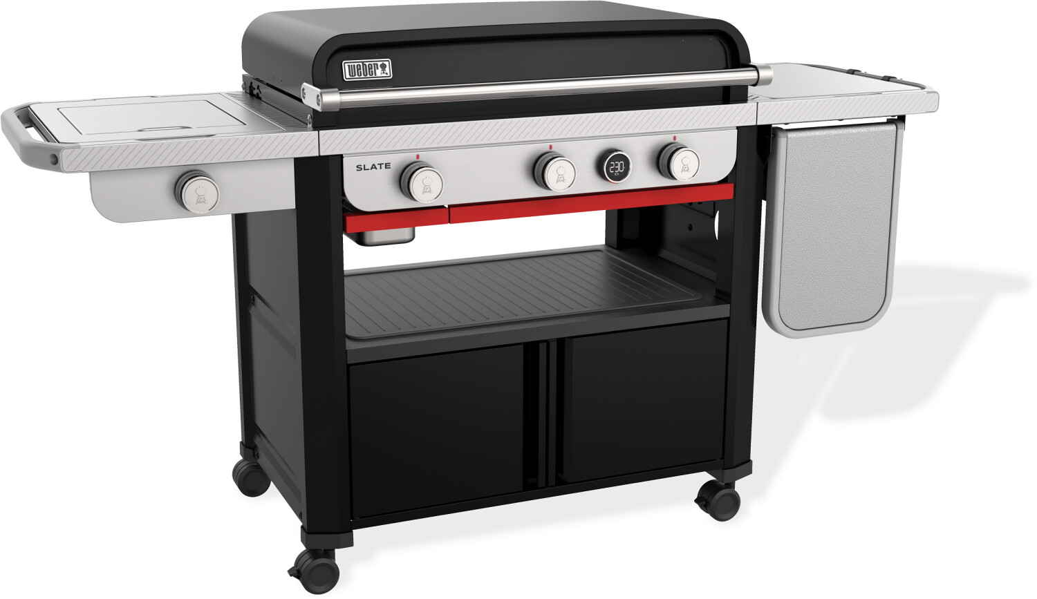 Weber Slate GPSB 76 Cm Premium Plancha Black