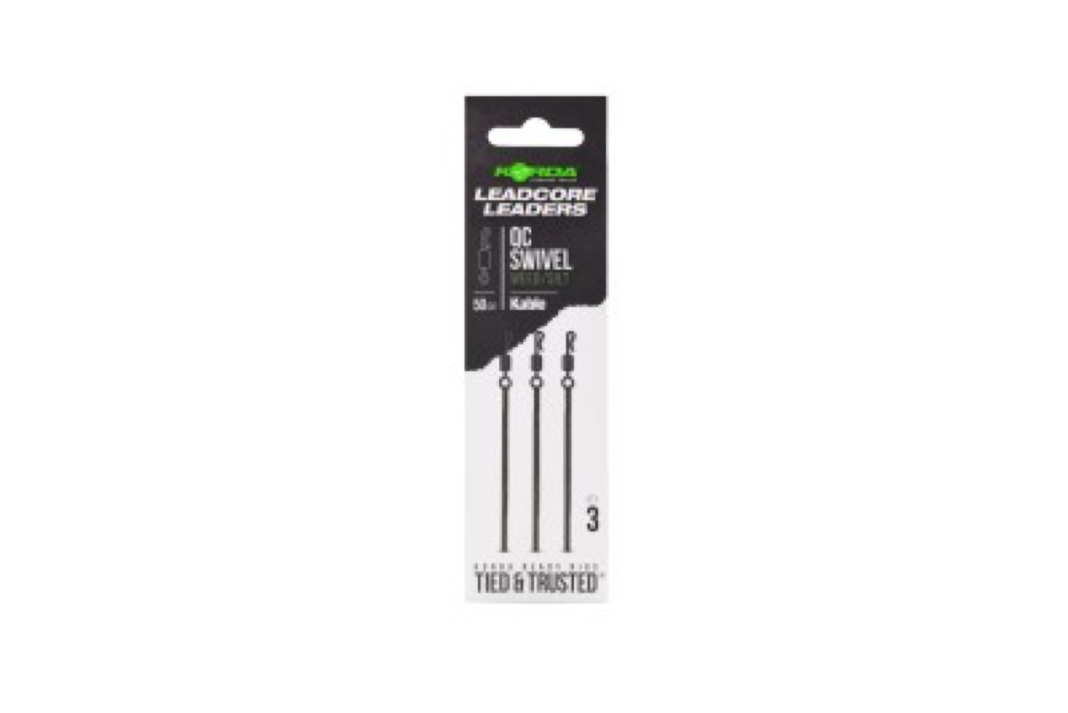 Korda Leadcore Leaders Weed/Silt 50CM Kable