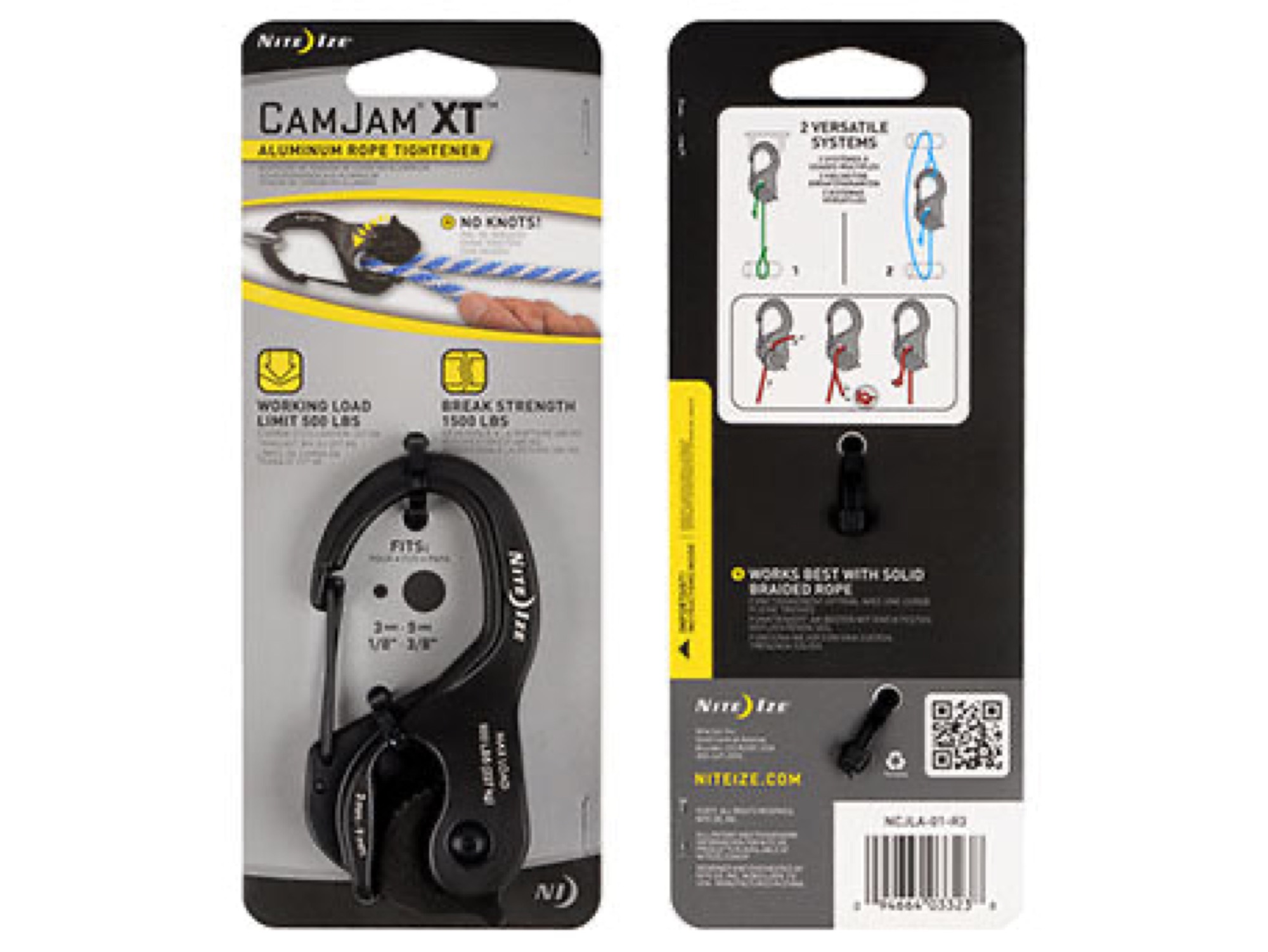 Nite Ize Camjam Xt Spanhaak Zwart S