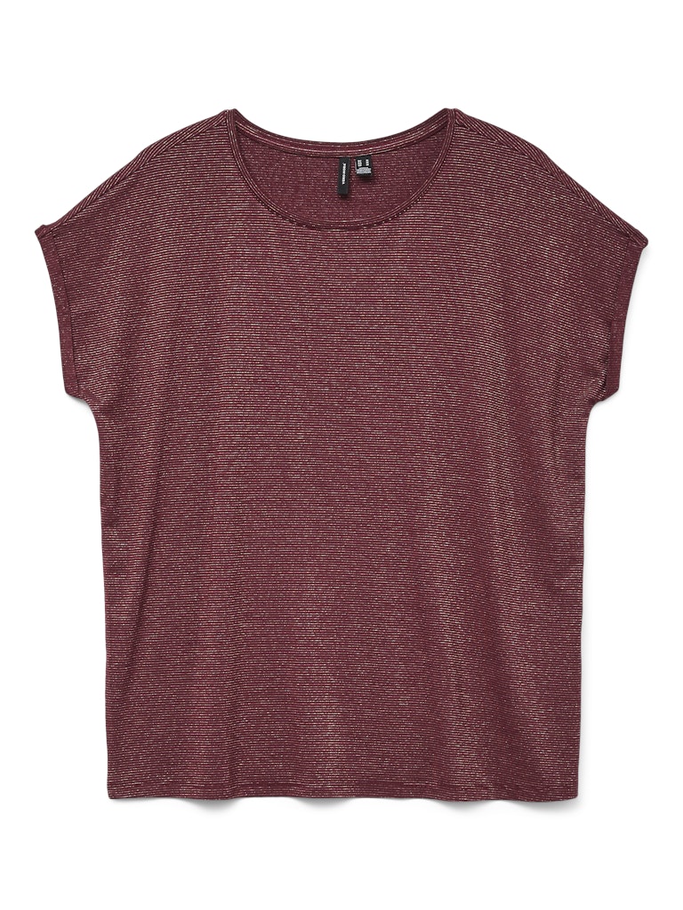 Vero Moda Lava Glitter SS Top Stripe Dames