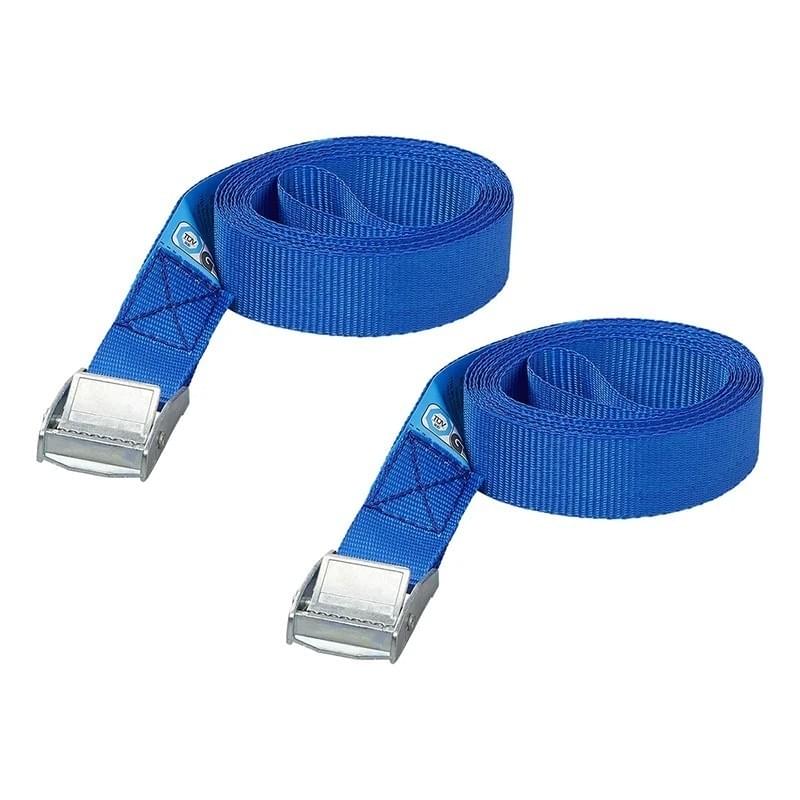 Proplus Spanband Blauw Met Snelsluiting 2X2,5 Meter Proplus Spanband Blauw Met Snelsluiting 2X2,5 Meter
