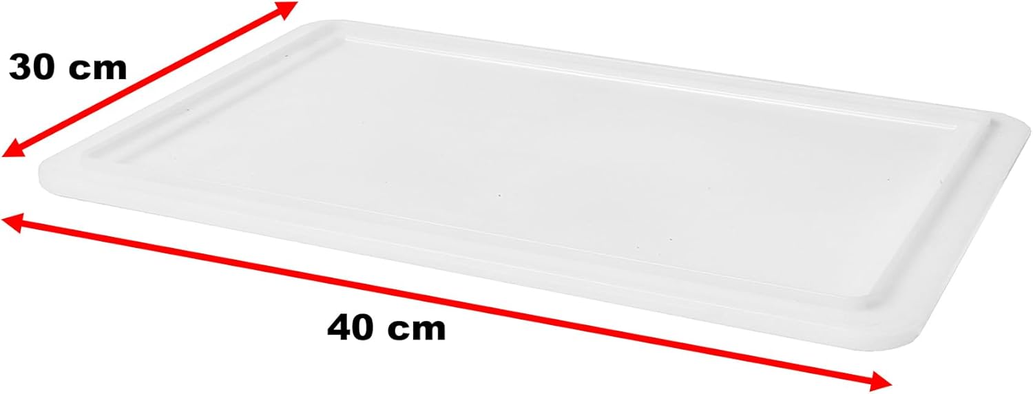Genus Dei Plastic Deksel Voor Deegkrat 30x40x10Cm