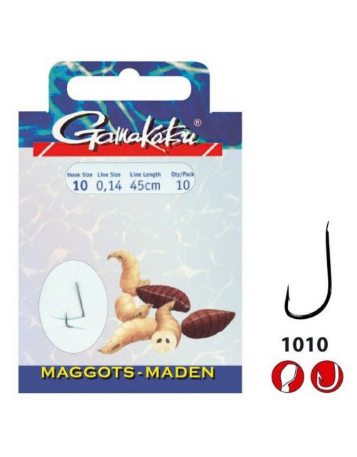 Gamakatsu Booklet Maggots 1010B 45Cm