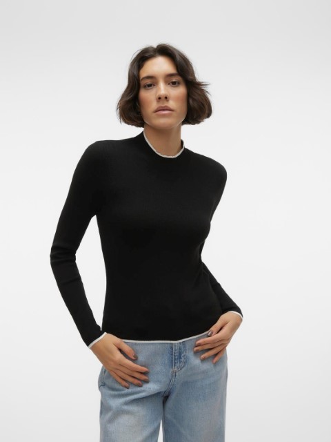 Vero Moda Flouncy Highneck Pullover Dames