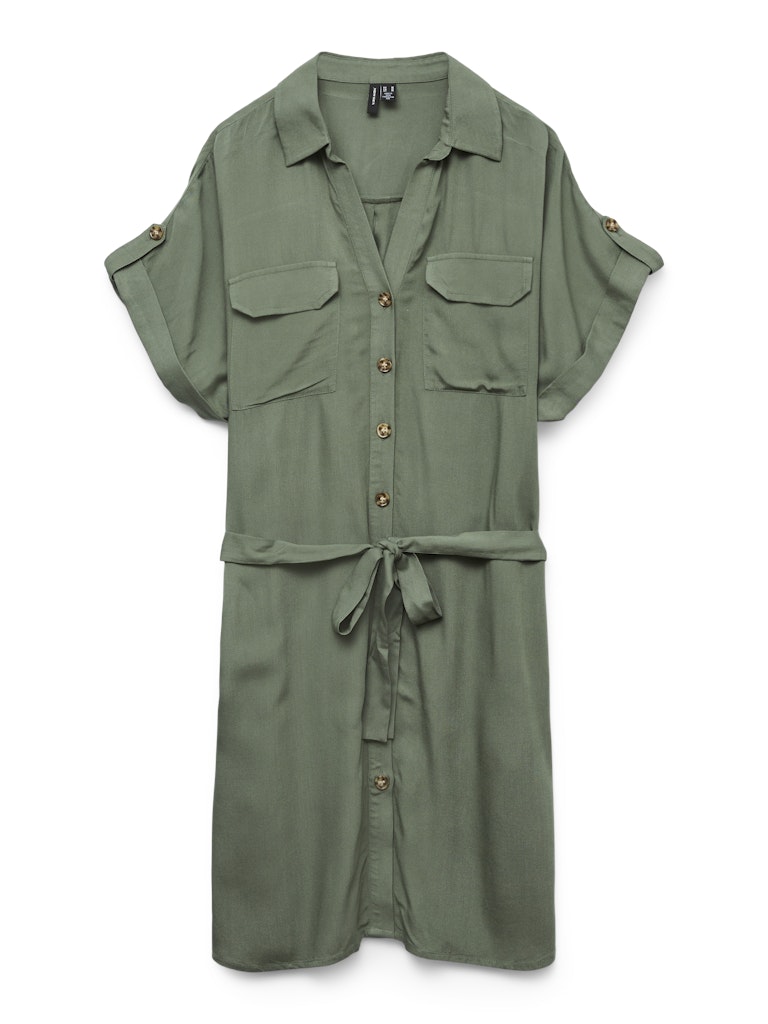 Vero Moda Bumpy SS Short Shirt Dress Dames