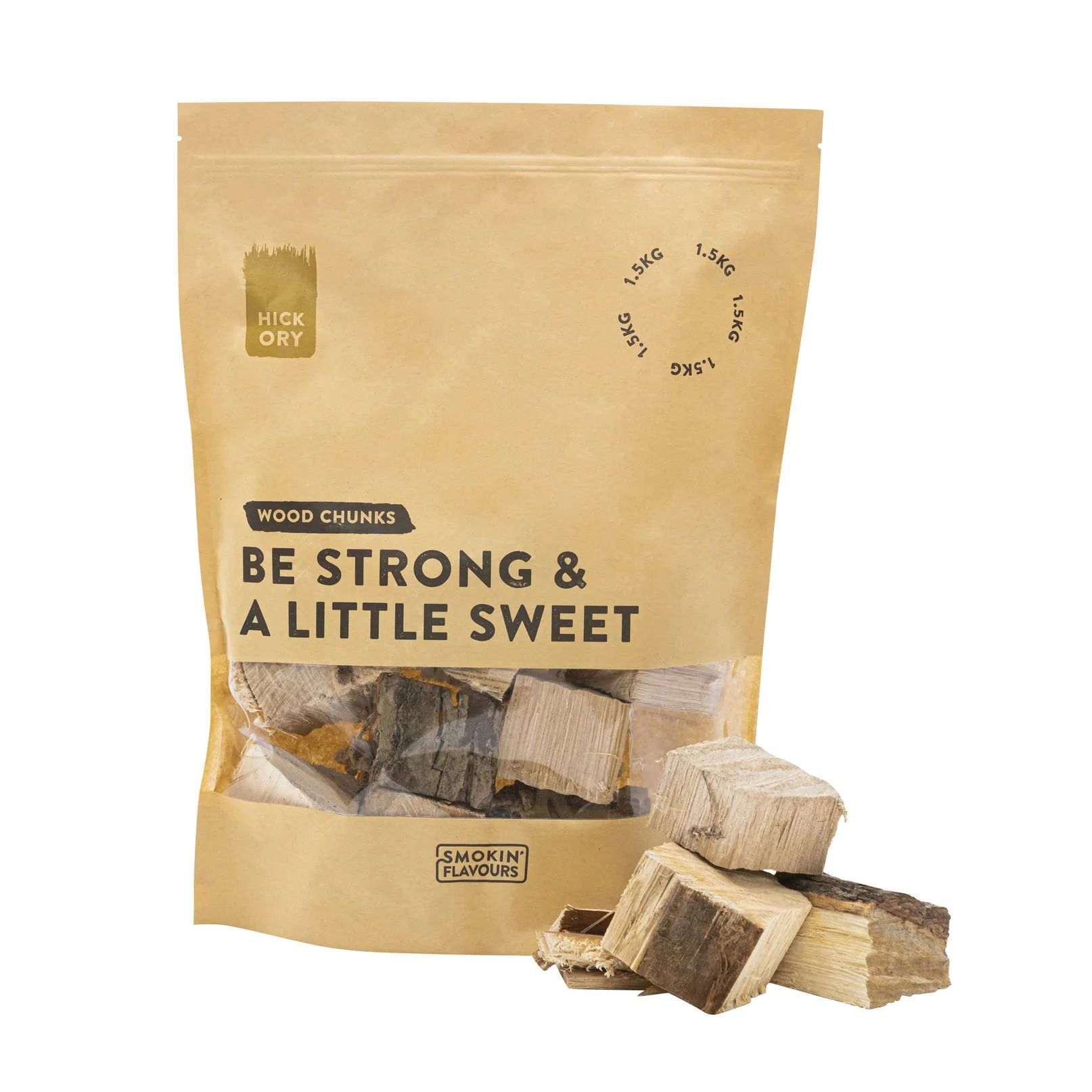 Smokin' Flavours Rookchunks 1,5 Kg - Hickory