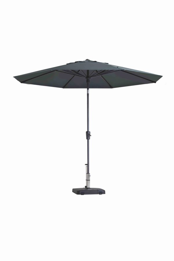 Madison Parasol Paros Ii 300 Cm Polyester Grey Grade 6