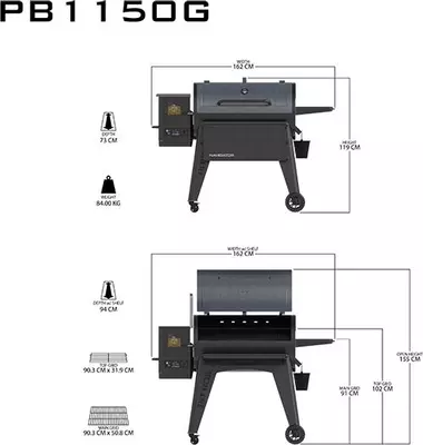 Pit Boss Pelletgrill Navigator 1150