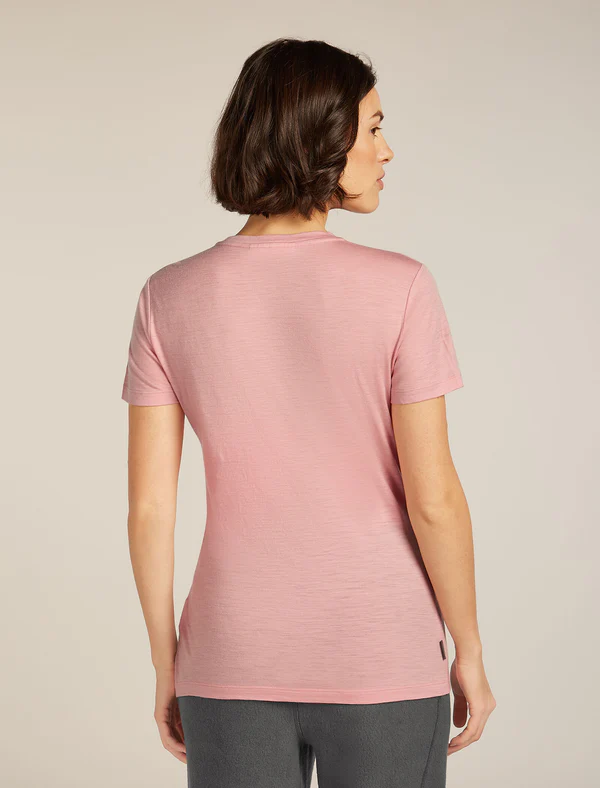 Icebreaker 150 Tech Lite Iii SS Tee Dames - Pink Quartz