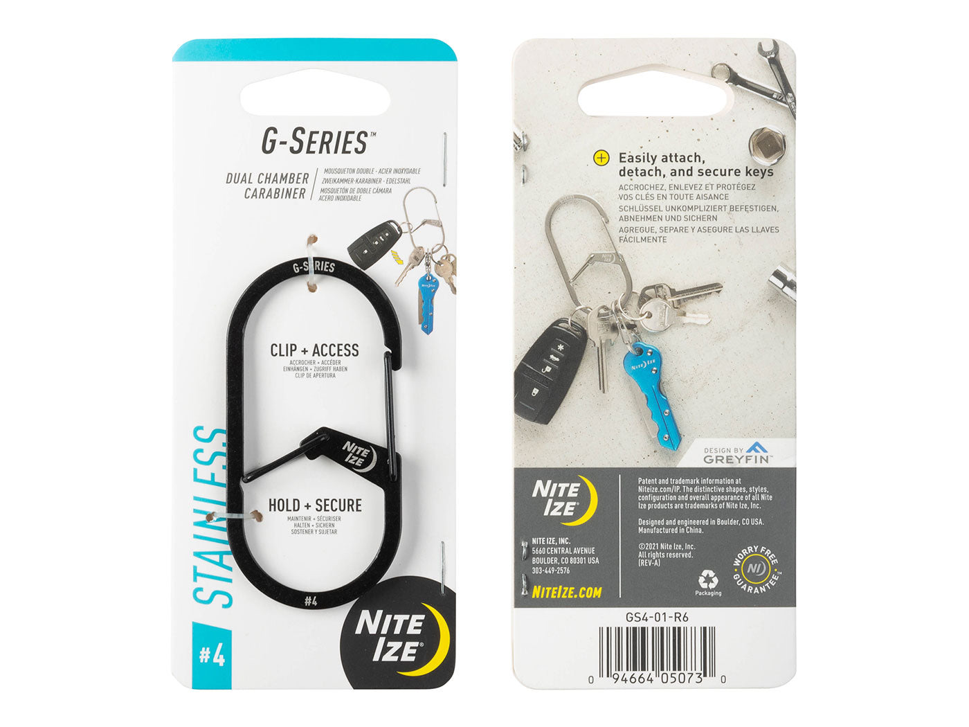 Nite Ize G-series Karabijnhaak Zwart #4