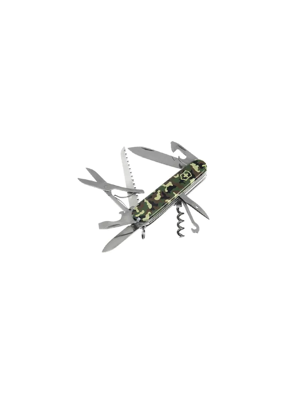 Victorinox Swiss Army Zakmes Huntsman, Groen, Blister