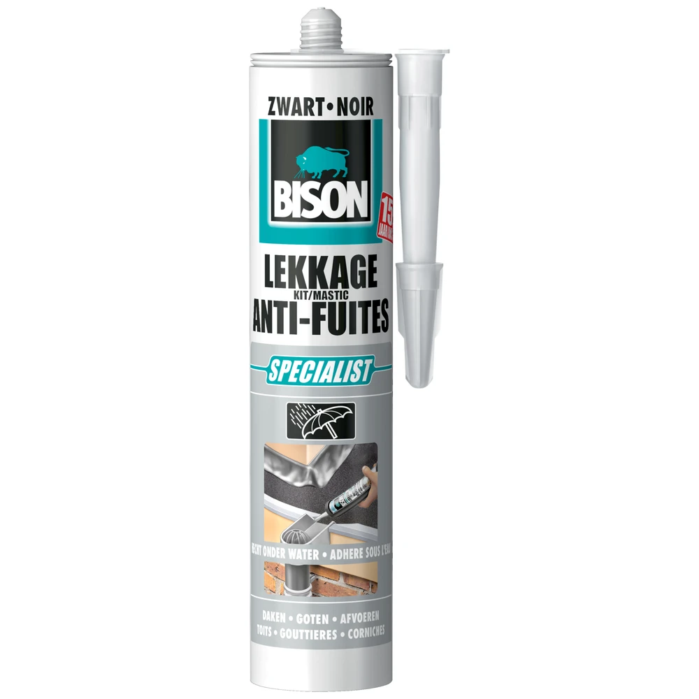 Bison Lekkagekit 300 Ml Koker Zwart