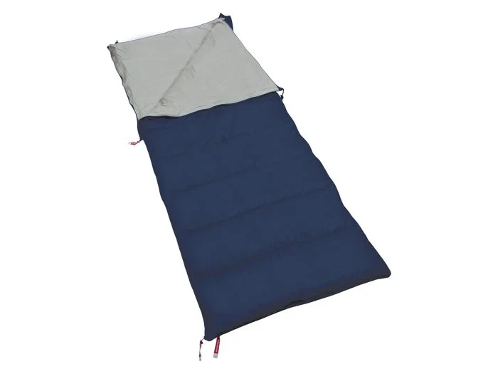 Polydaun slaapzak stern navy/mist 85X120