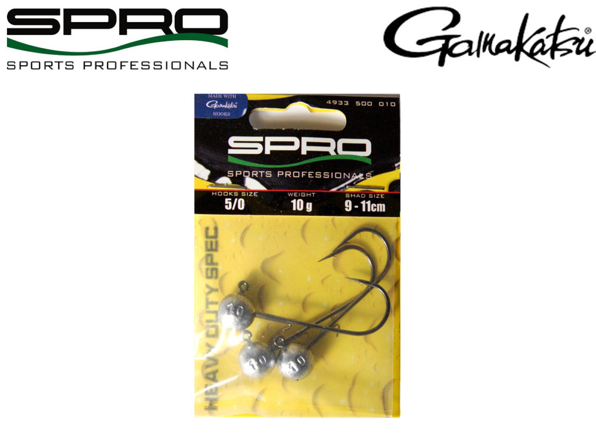 Spro Round HD Jighead 90 10g #5/0