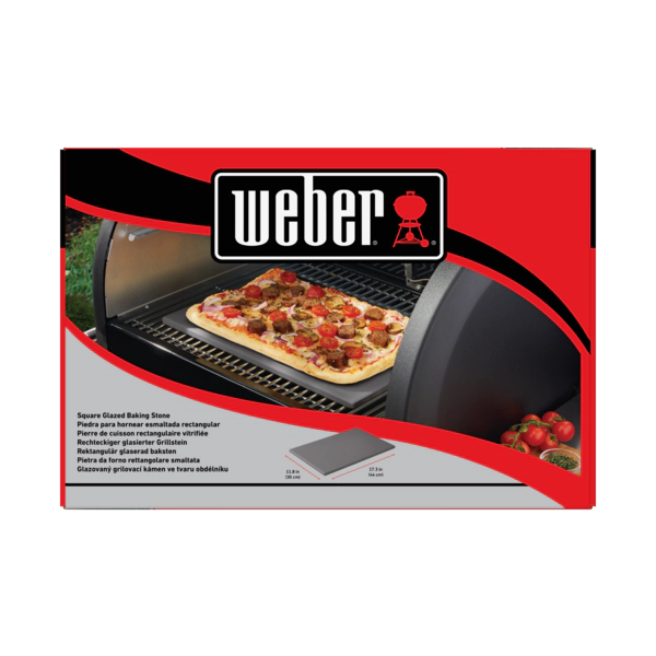 Weber Geglazuurde Pizzasteen 30X44Cm