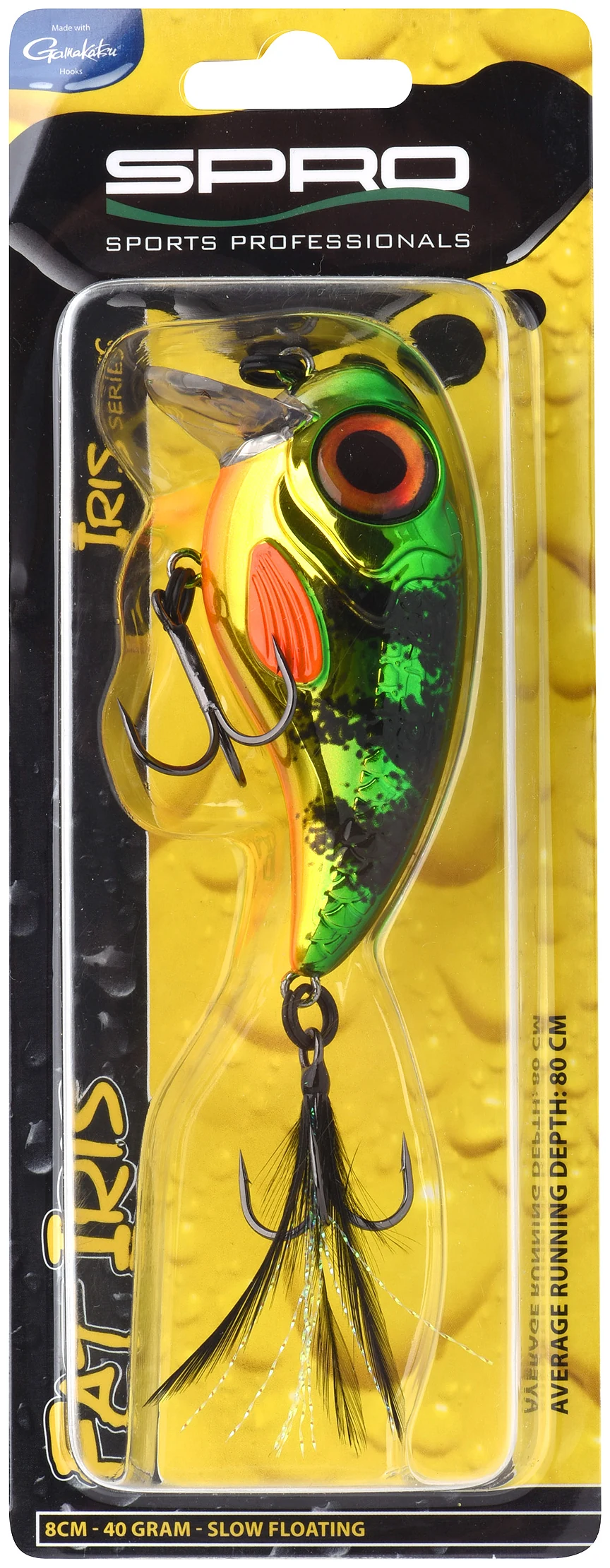 Spro Fat Iris 80Cr Hardlure F.Tiger 8Cm 40G