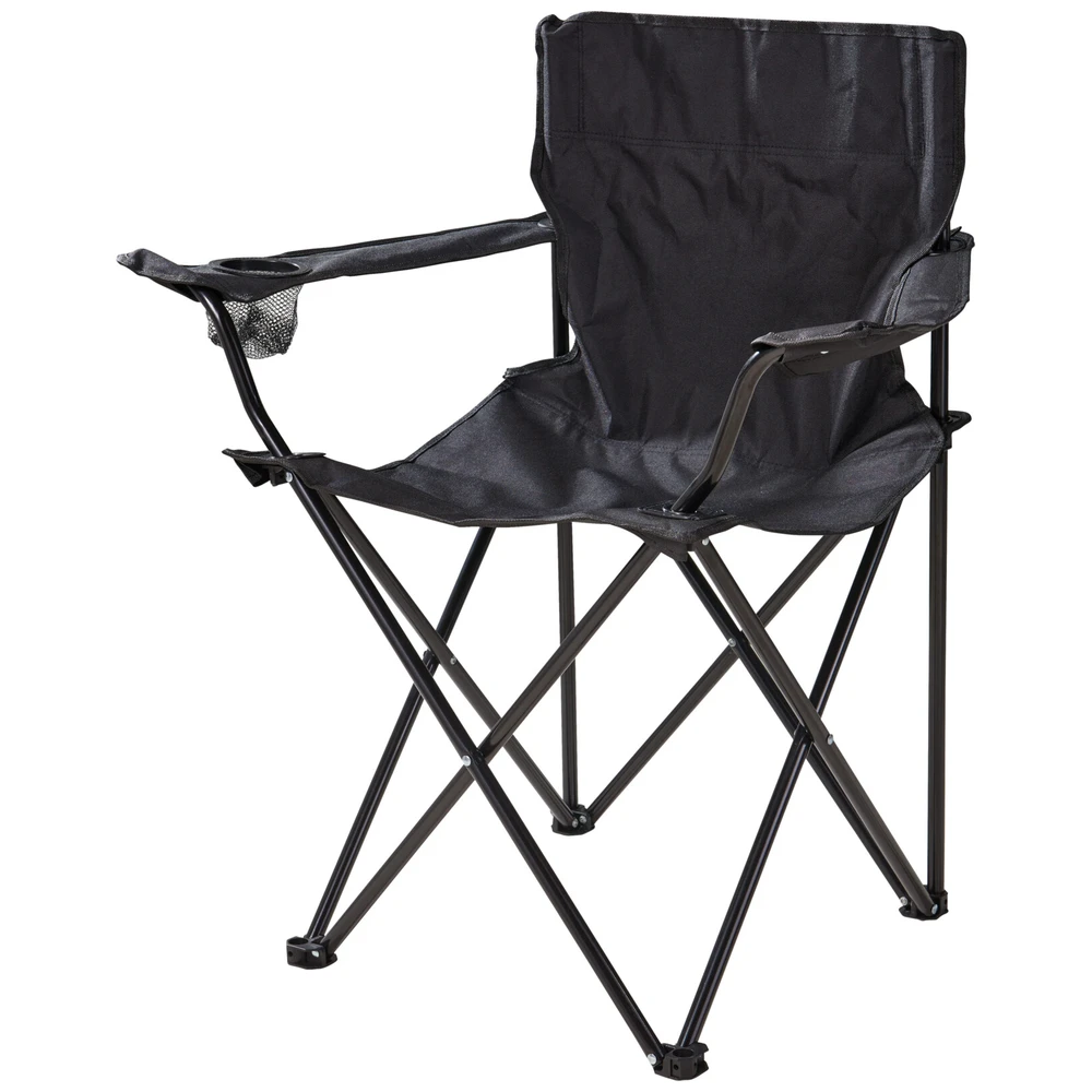 Vouwstoel Metaal Zwart
