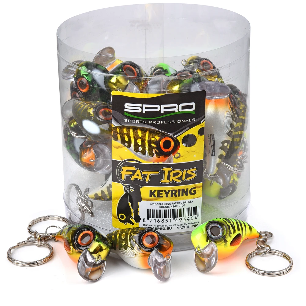Spro Key Ring Fat Iris 50 Bulk (30Pcs)