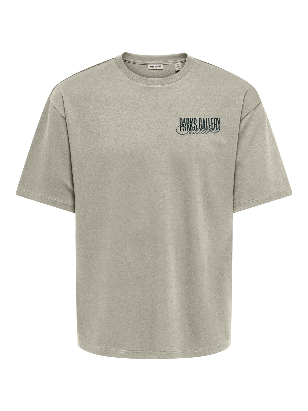 Only & Sons Parks Gallery Air Boxy Ss Tee Heren