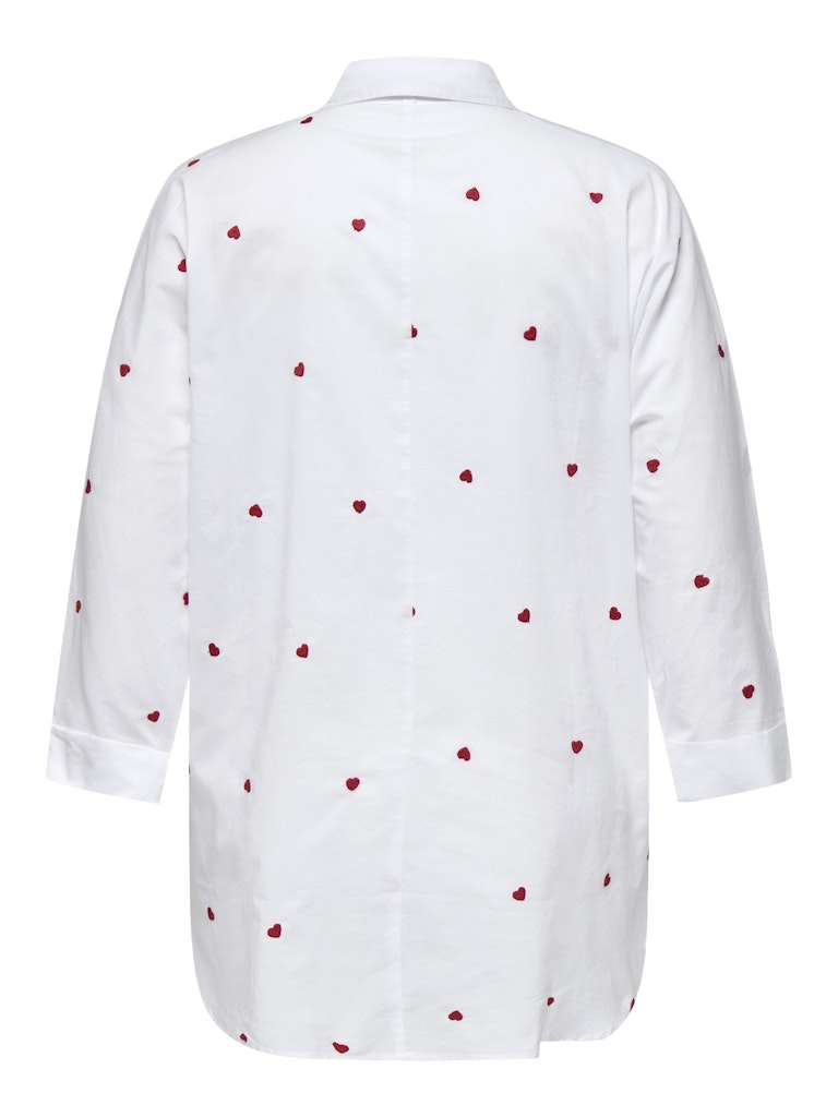Only Carmakoma New Lina Grace LS Emb Shirt Wvn Dames