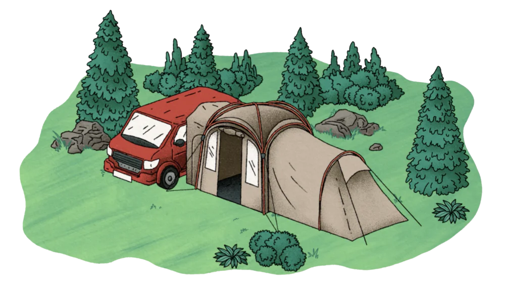 Kampa Mod 250 Dune - DA Tunnel Low