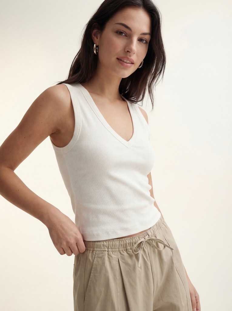 Vero Moda Chloe Sl Deep V-Neck Top Dames