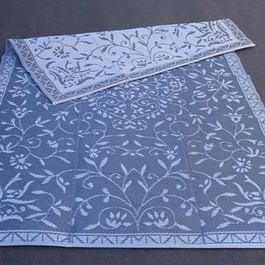 Blommie's Lifestyle Buitenkleed Zilver/Wit 180X270 Cm