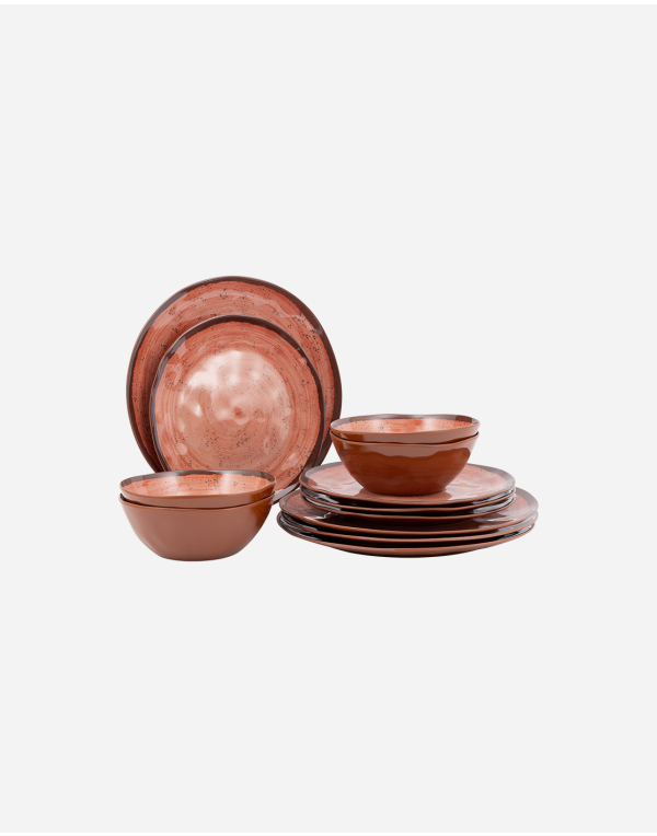 Bo-Camp Servies Halo 12Dlg Clay