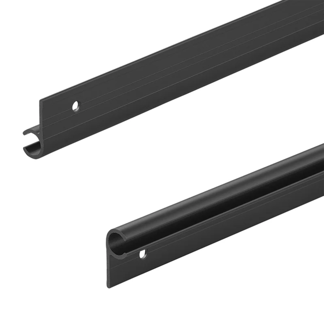 Proplus Tentrail Zwart Aluminium 90*