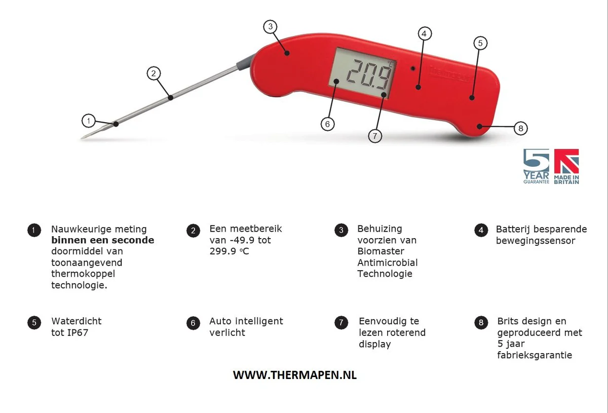 Thermapen One Rood