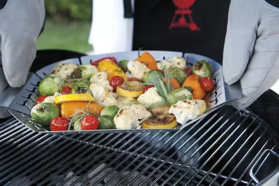 Weber Premium Grillkorf Groot