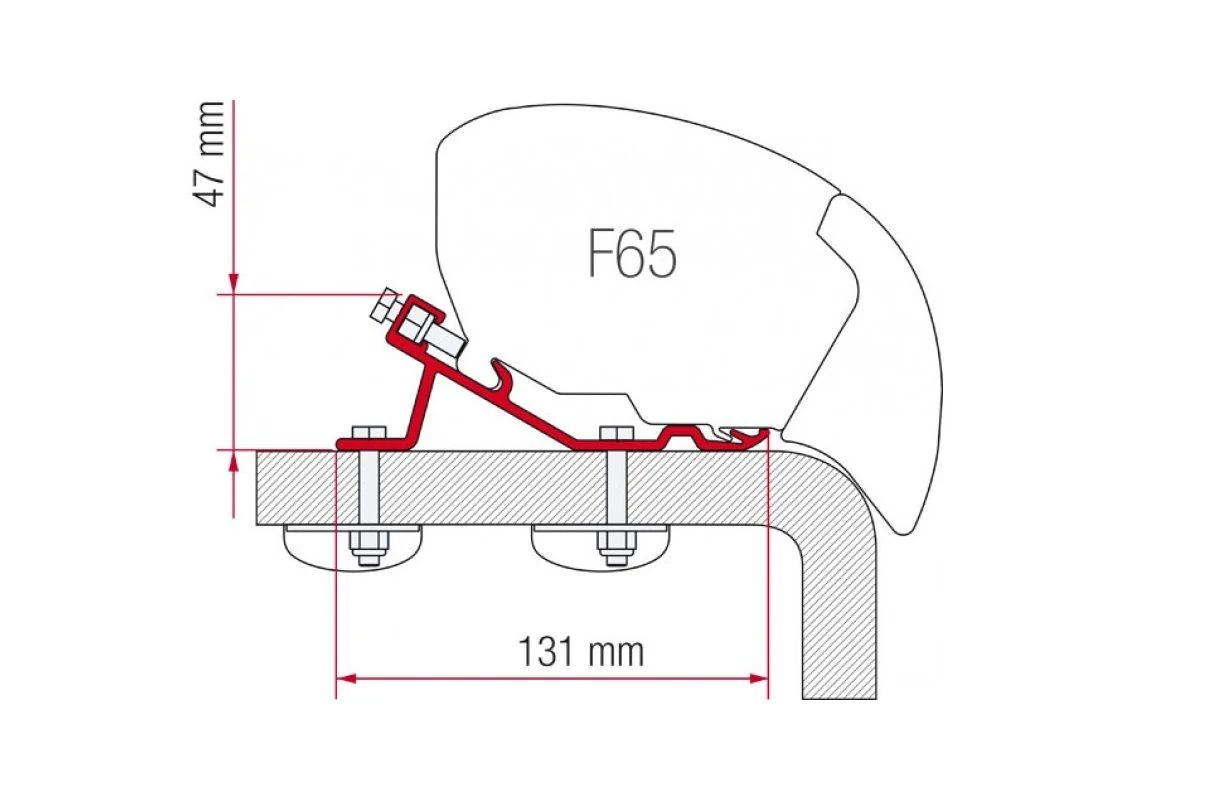 Fiamma Adapter Standaard F65 Eagle 400