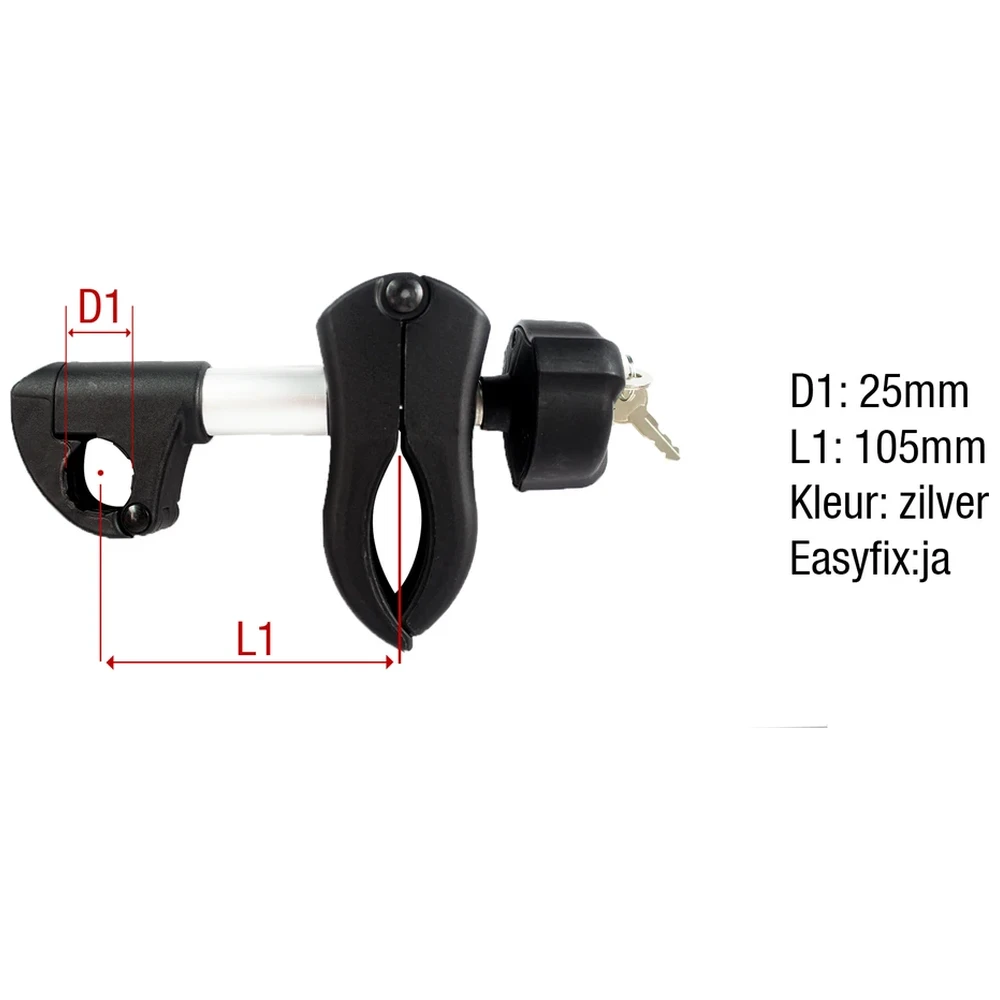 Pro-User Diamant Sg2 Framehouder Easy Fix Afsluitbaar Aluminium Kort 25Mm