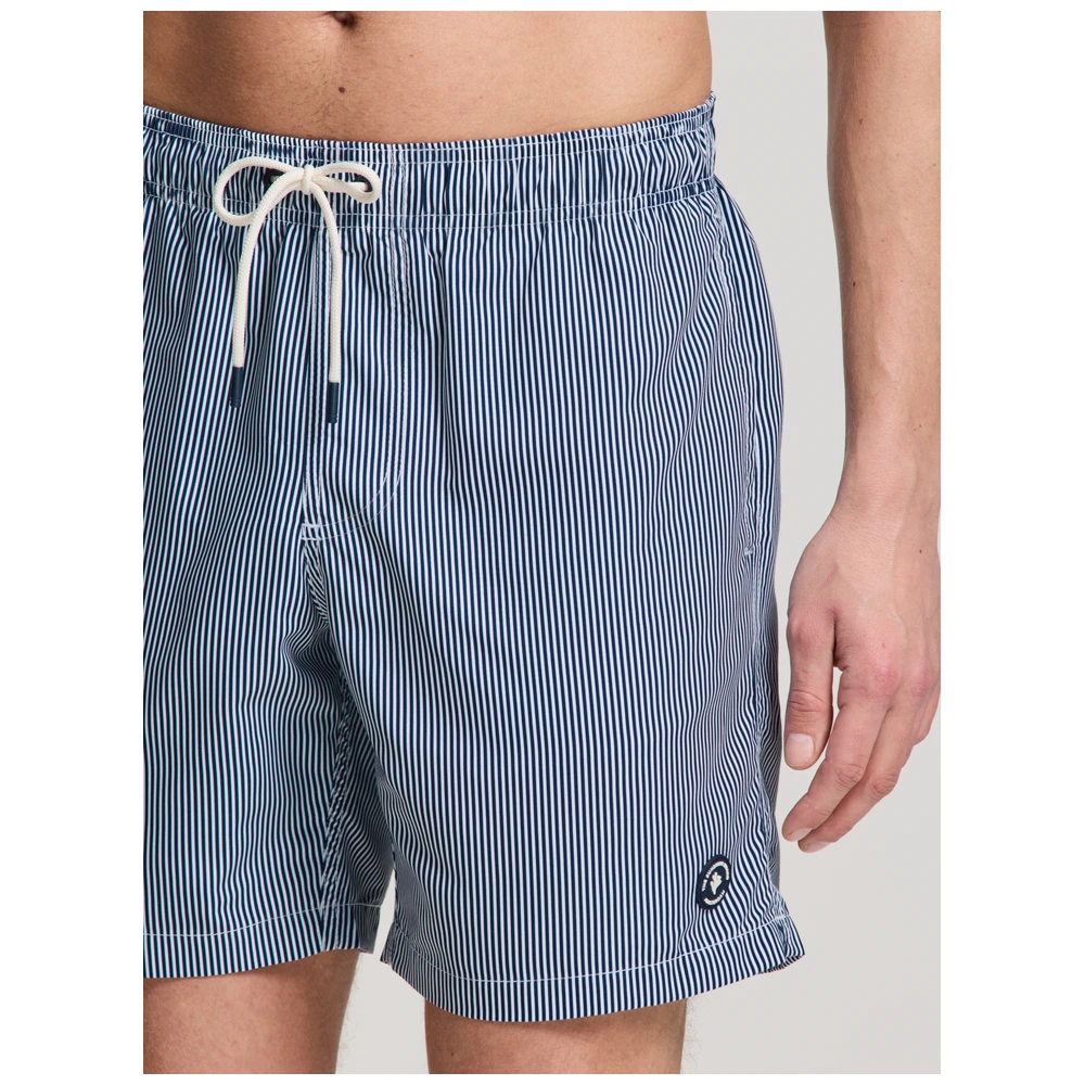 Shiwi Mike Swim Shorts 7 Inch Fine Stripe Heren