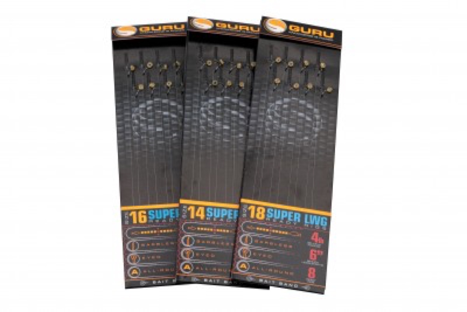 Guru Super Lwg Bait Band Rigs 6 Inch Size 18 (0.13Mm)