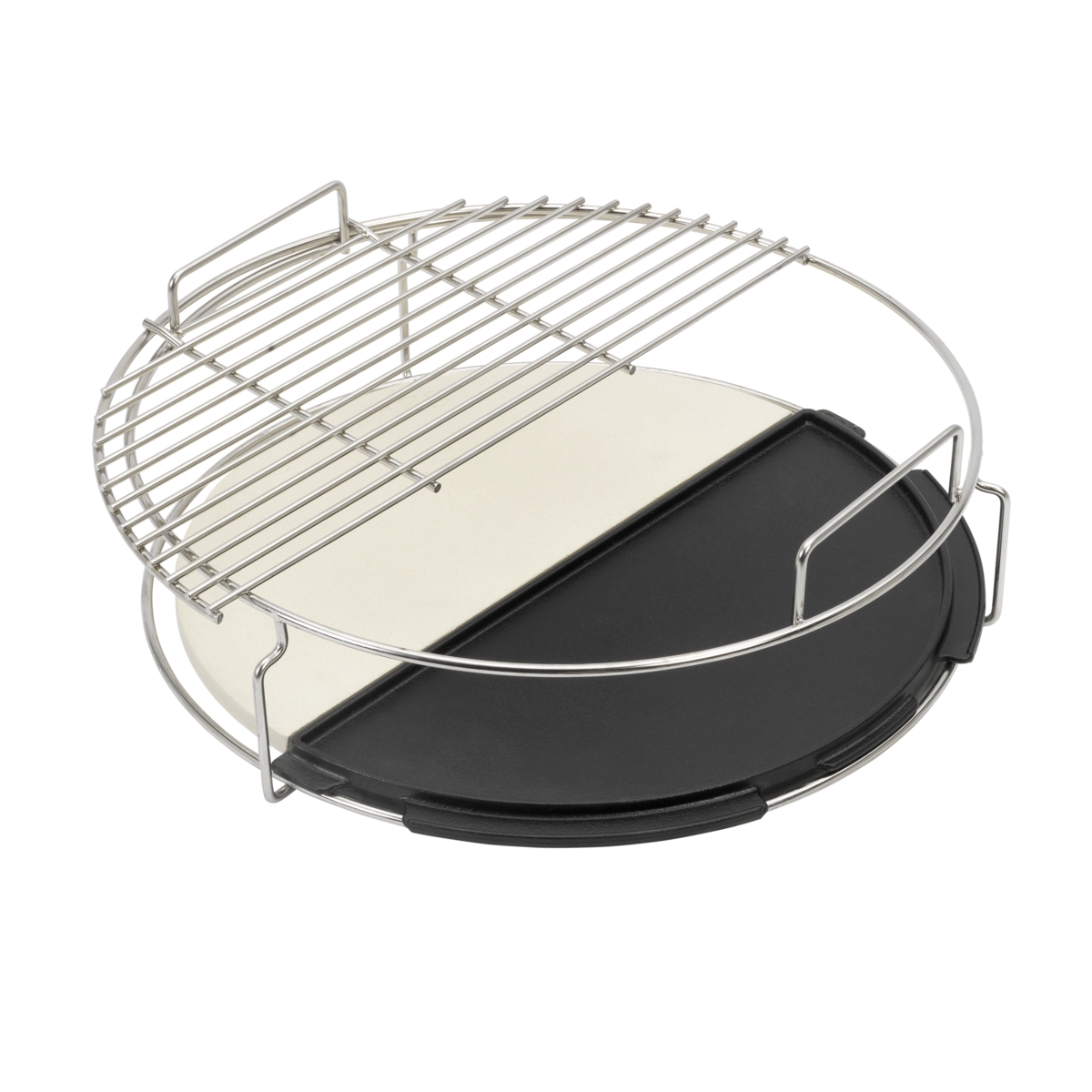 Big Green Egg Conveggtor Stone Half Large