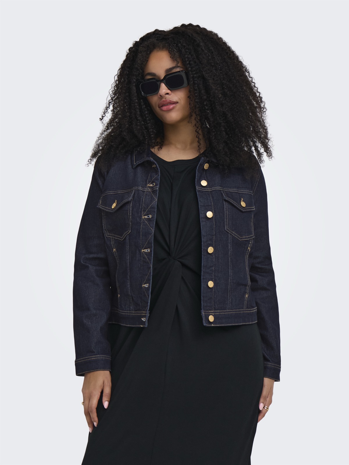 Only Carmakoma Wespa LS Rinse Jacket Dames