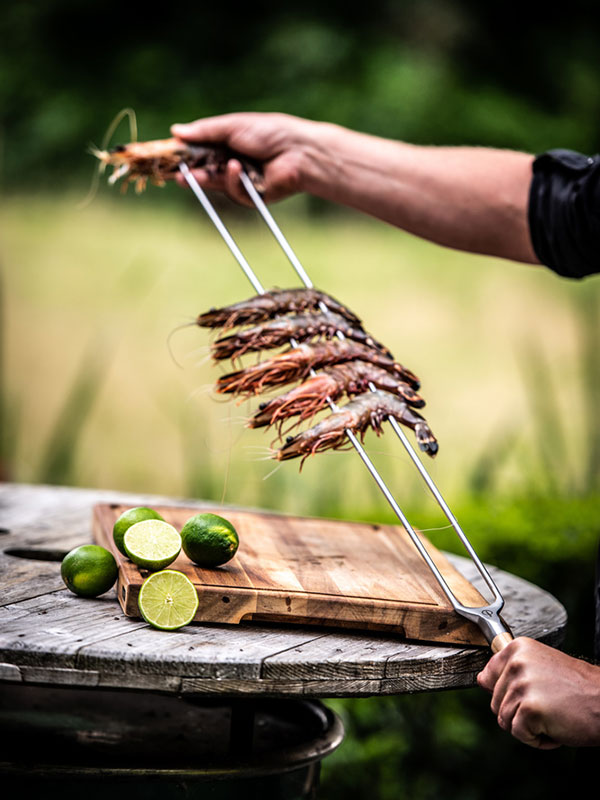 Forged Churrasco Forged Olive Vorkspies 70 Cm
