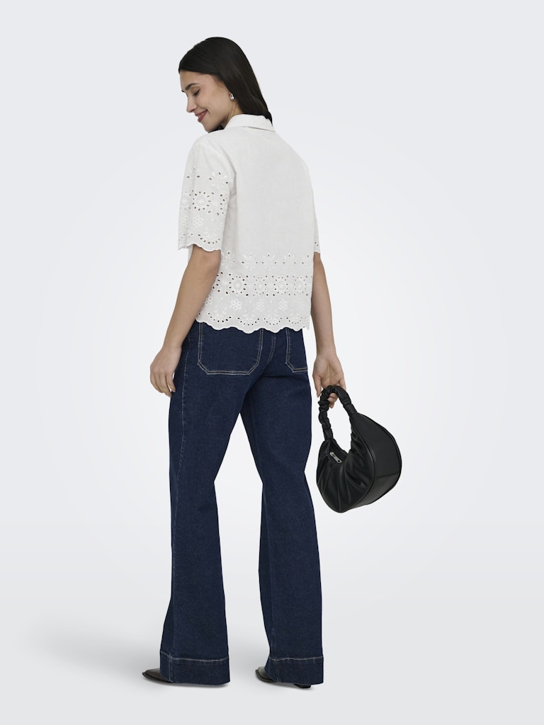 Jacqueline de Yong Marina 2/4 Embroidery Shirt Dames