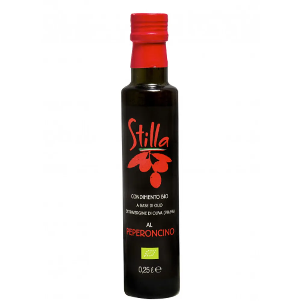 Stilla Olijfolie Extra Virgine Peperoncino 0,25 Liter